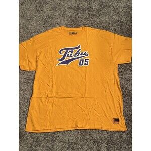 Size XL - FUBU “05 Tee” “Yellow/Purple”
